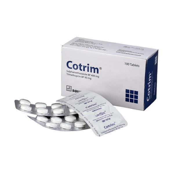 COTRIM 400/80 mg Tablet 100's pack COTRIM 400/80 mg Tablet 100's pack