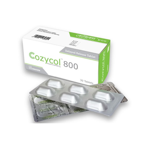 Cozycol 800 mg Tablet, 1 strip Cozycol 800 mg Tablet, 1 strip