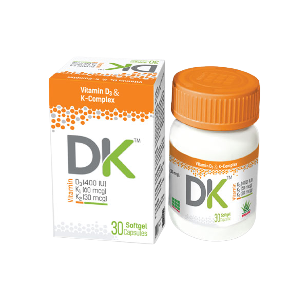 DK 400 IU+60 mcg+30 mcg Soft Gelatin Capsule 30's pack