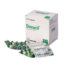 DOXACIL 100 mg Cap, 1 strip DOXACIL 100 mg Cap, 1 strip