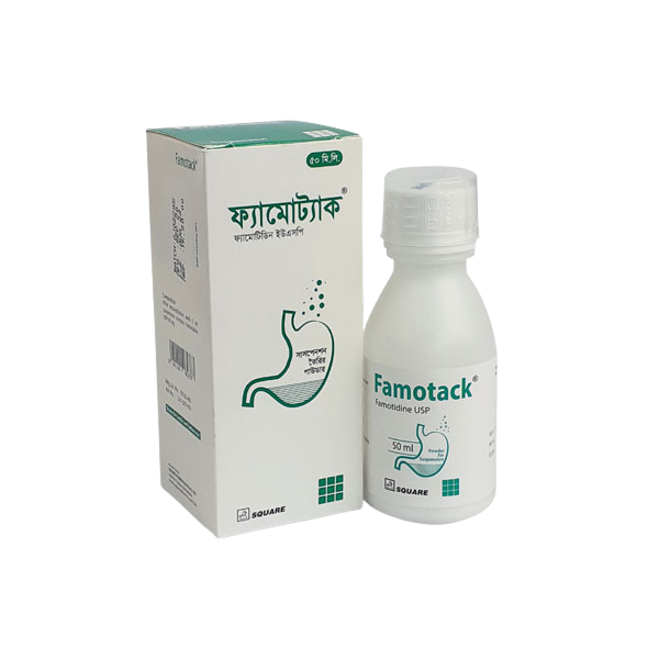 Famotack 40 mg/5 ml Suspension 50 ml bottle