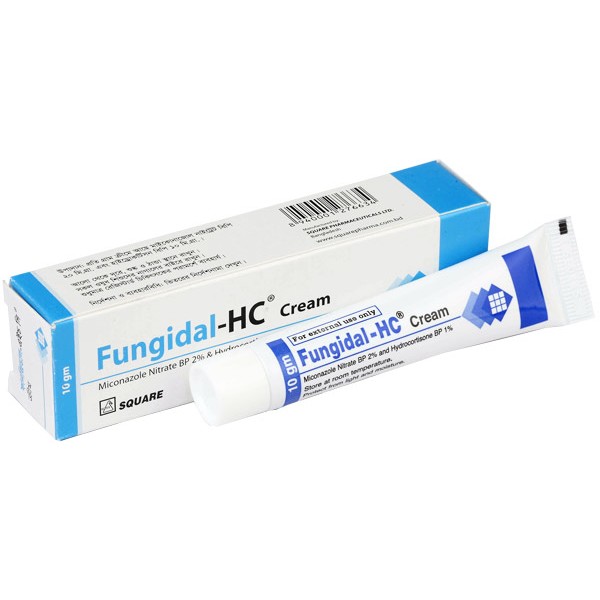 FUNGIDAL-HC 10mg Cream