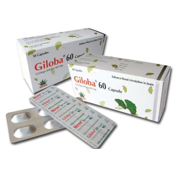 GILOBA 60mg Cap. in Bangladesh,GILOBA 60mg Cap. price , usage of GILOBA 60mg Cap.
