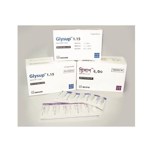 GLYSUP 2.30gm Suppository in Bangladesh,GLYSUP 2.30gm Suppository price , usage of GLYSUP 2.30gm Suppository