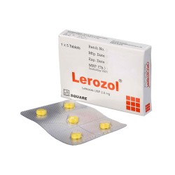 LEROZOL 2.5mg Tab 5's pack