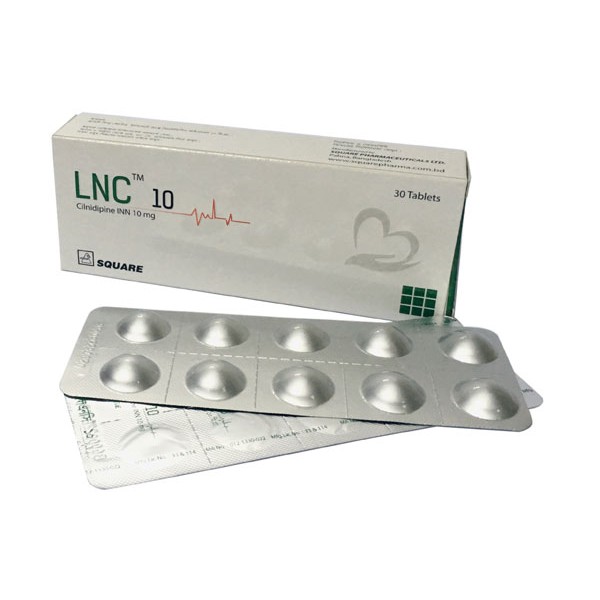 LNC 10 mg  tablet, Cilnidipine,