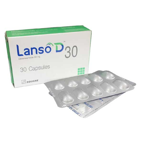 Lanso D 30 mg Capsule, 1 strip