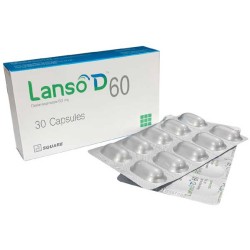 Lanso D 60 mg Capsule, 1 box (3 x 10's)
