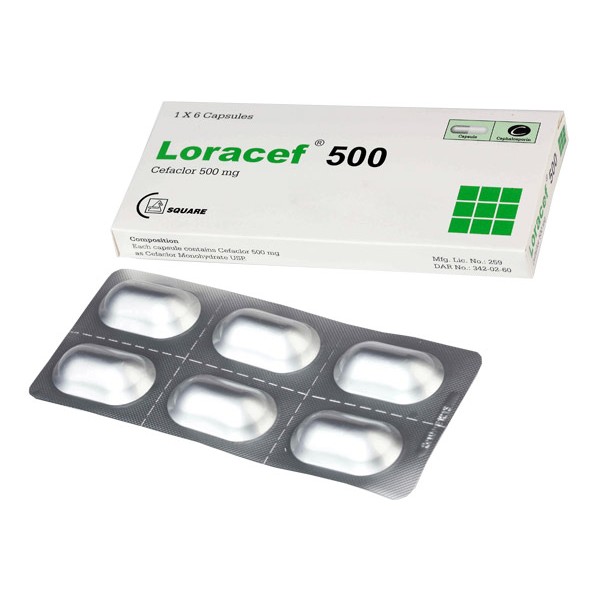Loracef 500 mg Cap