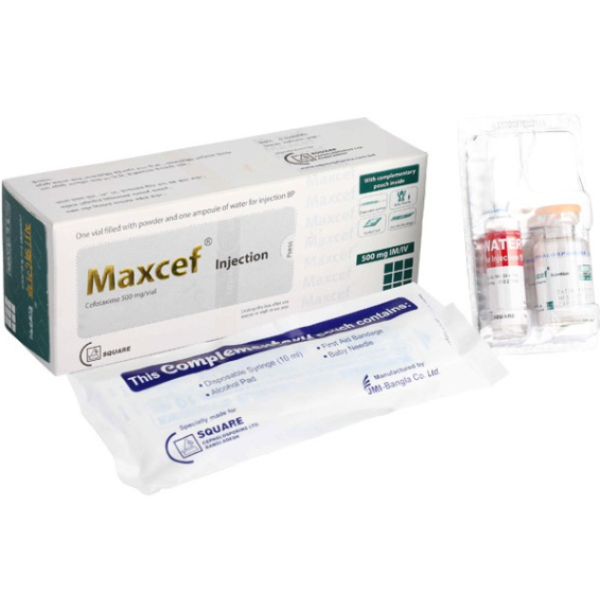 MAXCEF 500mg Inj.