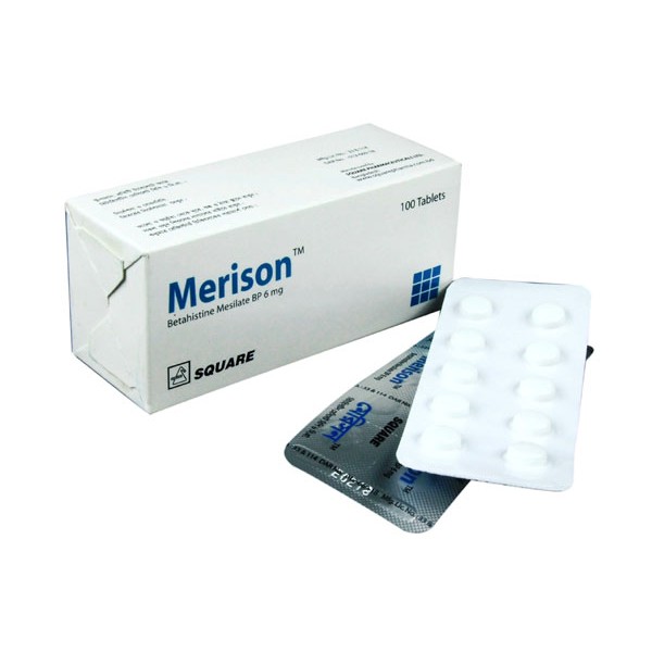 MERISON 6mg Tab. in Bangladesh,MERISON 6mg Tab. price , usage of MERISON 6mg Tab.