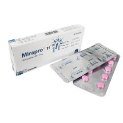 Mirapro 15 mg Tablet, 1 strip