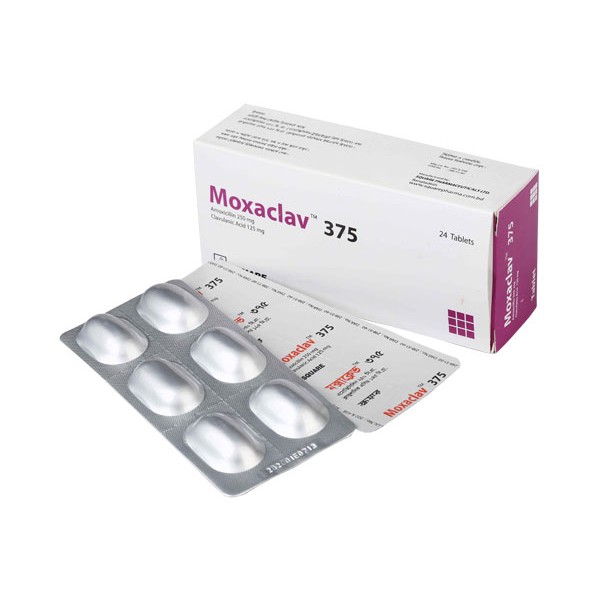 Moxaclav 375 Tab in Bangladesh,Moxaclav 375 Tab price , usage of Moxaclav 375 Tab