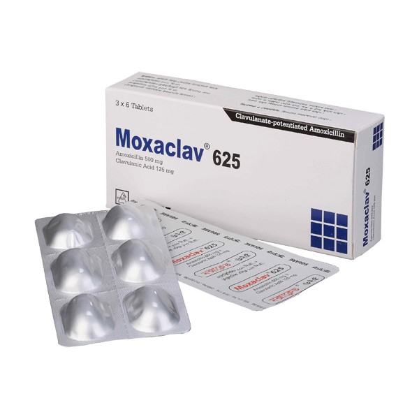 Moxaclav 625 Tab in Bangladesh,Moxaclav 625 Tab price , usage of Moxaclav 625 Tab