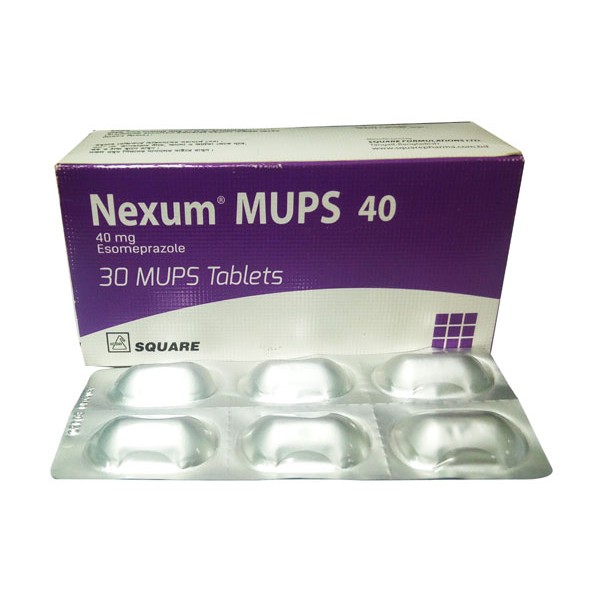 Nexum MUPS 40 mg Tablet, 1 strip