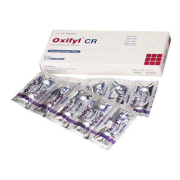 OXIFYL CR 400 mg Tab 30's pack. in Bangladesh,OXIFYL CR 400 mg Tab 30's pack. price , usage of OXIFYL CR 400 mg Tab 30's pack.