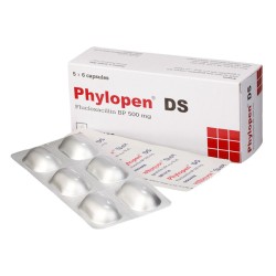 PHYLOPEN DS 500mg Cap 42's pack