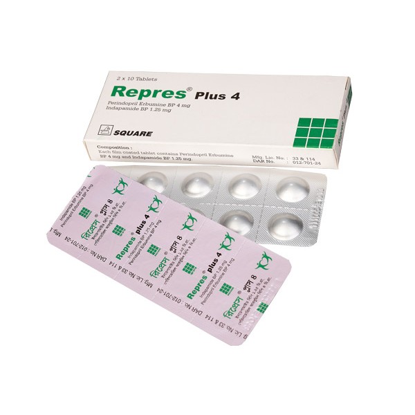 REPRES Plus 4 Tab. in Bangladesh,REPRES Plus 4 Tab. price , usage of REPRES Plus 4 Tab.