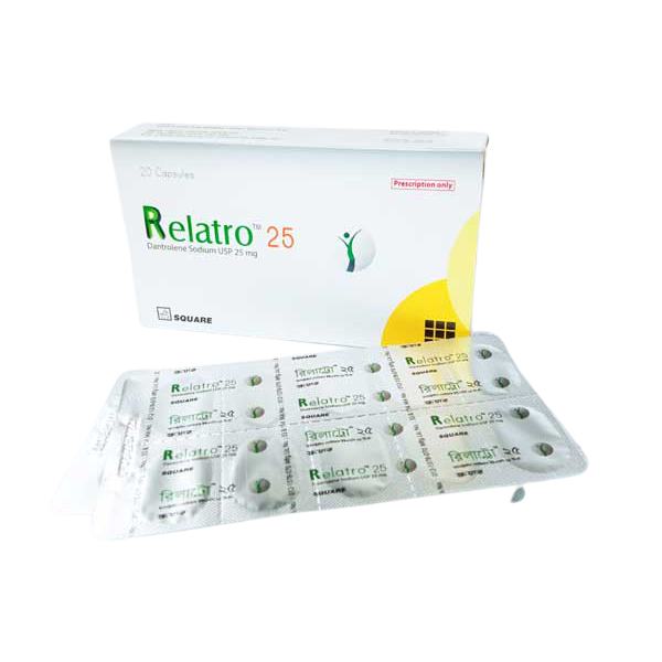 Relatro 25 mg Capsule, 1 strip Relatro 25 mg Capsule, 1 strip