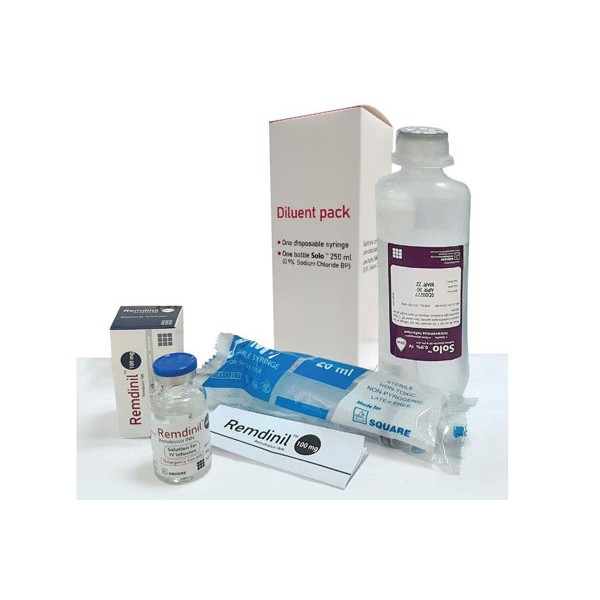 Remdinil 5 mg/ml IV Infusion 100 mg vial