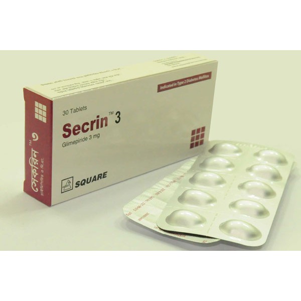 SECRIN 3mg Tab. in Bangladesh,SECRIN 3mg Tab. price , usage of SECRIN 3mg Tab.