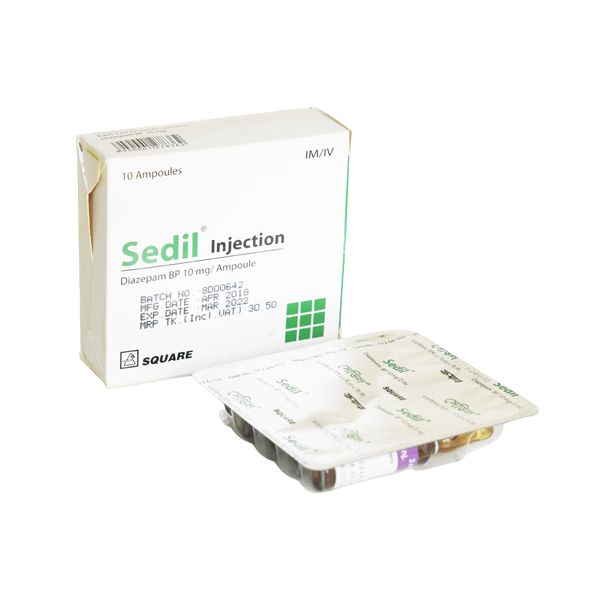 SEDIL 10 mg/2 ml Inj 10's pack