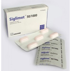 Siglimet 50 mg+1000 mg Tablet