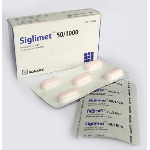 SIGLIMET 50/1000 mg Tab. SIGLIMET 50/1000 mg Tab.