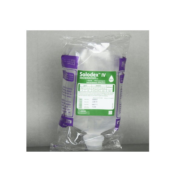 Solodex IV Infusion 500 ml bag Solodex IV Infusion 500 ml bag