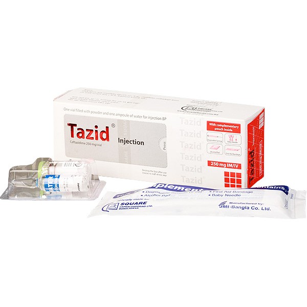 TAZID 250mg Inj. in Bangladesh,TAZID 250mg Inj. price , usage of TAZID 250mg Inj.