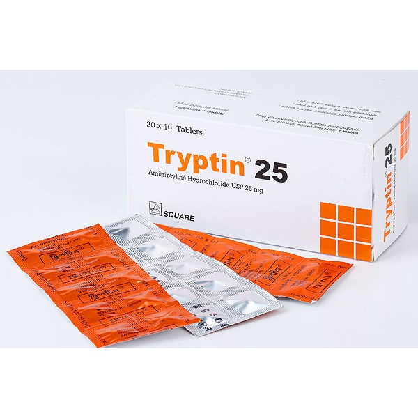 Tryptin 25 Tab in Bangladesh,Tryptin 25 Tab price , usage of Tryptin 25 Tab