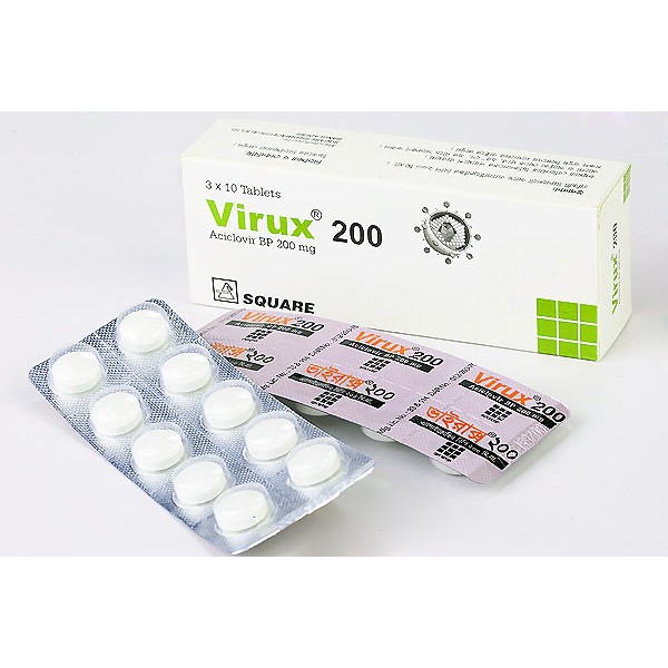 VIRUX 200mg Tab. in Bangladesh,VIRUX 200mg Tab. price , usage of VIRUX 200mg Tab.