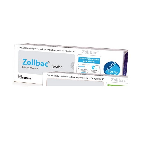 Zolibac 500 mg IM/IV Injection Zolibac 500 mg IM/IV Injection