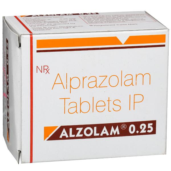 Alzolam 0.25 Tab, 6430, Alprazolam