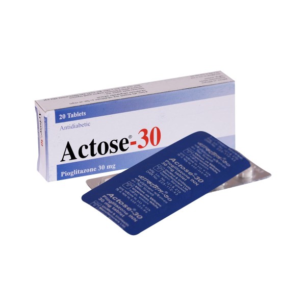 ACTOSE 30mg Tab. in Bangladesh,ACTOSE 30mg Tab. price , usage of ACTOSE 30mg Tab.
