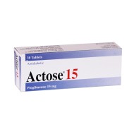 ACTOSE 15mg Tab.