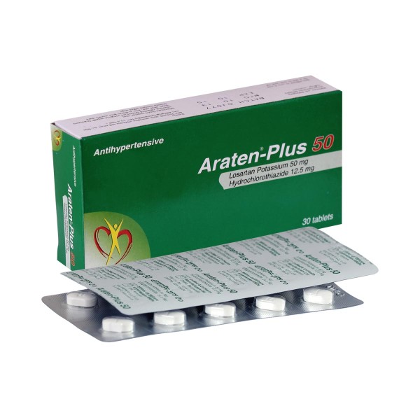 ARATEN Plus-50 Tab. in Bangladesh,ARATEN Plus-50 Tab. price , usage of ARATEN Plus-50 Tab.