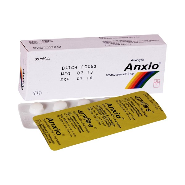 Anxio Tab in Bangladesh,Anxio Tab price , usage of Anxio Tab