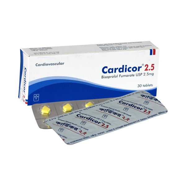 CARDICOR 2.5mg Tab. in Bangladesh,CARDICOR 2.5mg Tab. price , usage of CARDICOR 2.5mg Tab.