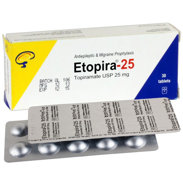 ETOPIRA 25mg Tab