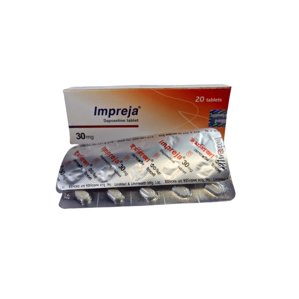 Impreja 30 mg Tab in Bangladesh,Impreja 30 mg Tab price , usage of Impreja 30 mg Tab