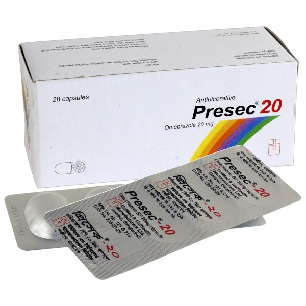 PRESEC 20mg Cap. in Bangladesh,PRESEC 20mg Cap. price , usage of PRESEC 20mg Cap.