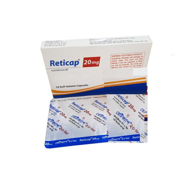 Reticap 20 mg Capsule in Bangladesh,Reticap 20 mg Capsule price, usage of Reticap 20 mg Capsule