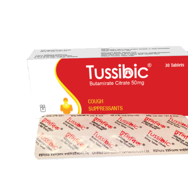 Tussibic 50 mg Tablet