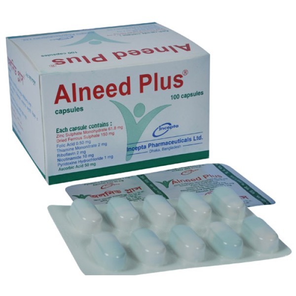Alneed PLUS Cap, Zinc Sulfate, Ascorbic Acid