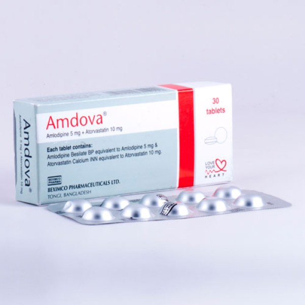 Amdova, Amlodipine and Atorvastatin, Amlodipine