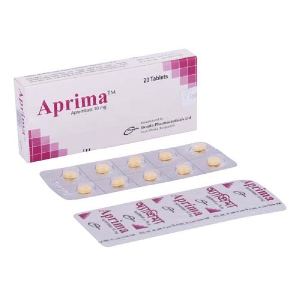 Aprima 10mg Tablet, 8276, Apremilast