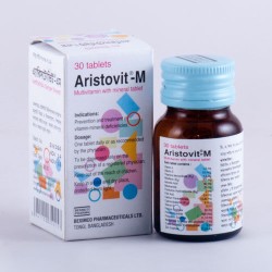 Aristovit M Tablet (Multivitamin & Multimineral) — 30s Pack Aristovit M Tablet (Multivitamin & Multimineral) — 30s Pack