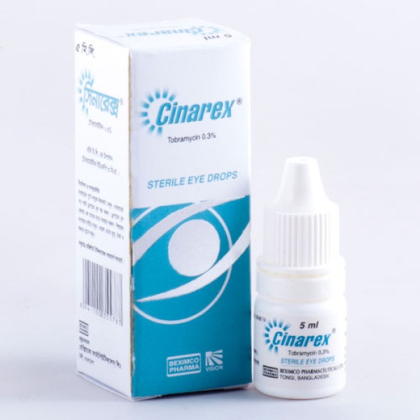 Cinarex Eye Drops 5 ml in Bangladesh,Cinarex Eye Drops 5 ml price , usage of Cinarex Eye Drops 5 ml