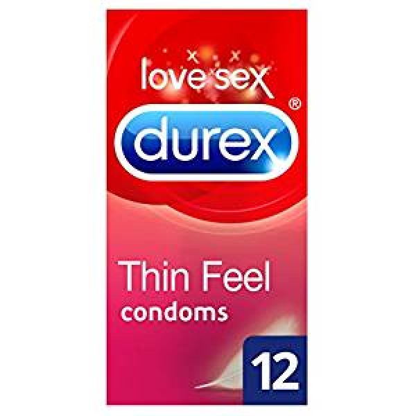Durex Thin Feel Condoms 12 Pack, ,
